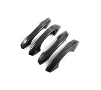 HGYFS5 Adesivo Antigraffio Pellicola Anti-graffio Per Maniglie Porte Senza Foro SEAT Ateca 2016-2020(2 smart carbon fiber)
