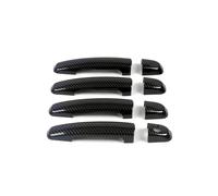 HGYFS5 Adesivo Antigraffio Pellicola Protettiva Anti Graffio Per Maniglia Porta Per Suzuki Vitara Cornice Decorativa Con Foro Singolo(Modello in fibra di carbonio)