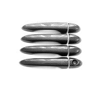 HGYFS5 Adesivo Antigraffio Per Cherokee 2014-2020 Accessori Modifica Anti-Graffio Per Maniglia Porta Con Foro Singolo Protezione Maniglie Auto(Modello in fibra di carbonio)