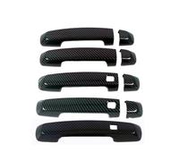 HGYFS5 Adesivo Antigraffio Per GWM Tank 300 2021 Copriganascia Cromato Decorativo Antigraffio Accessori(5 doors carbon fiber pattern)