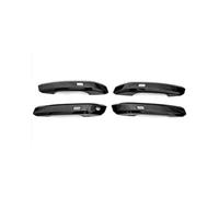 HGYFS5 Adesivo Antigraffio Per Q5L 2018 Accessori Rivestimento Completo Anti-Graffio Per Maniglia Porta Con Scodellino Decorativo(Bright black)