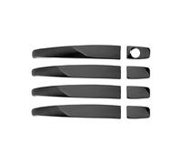 HGYFS5 Adesivo Antigraffio Per Vectra C 2003-2008 Maniglia Porta Foro Singolo Kit Decorativo Antigraffio Personalizzato(Black titanium)