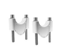 HGYGKFBFMK Rialzi Manubrio Moto per CRF1000L per CRF1100L per CRF1100 per CRF 1100 L 2020 Adattatore per Morsetto di Montaggio sul Manubrio Morsetto Rialzato Manubrio Moto(Silver)