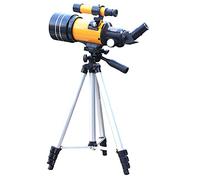 HGYJ Telescopio per Astronomia,Ingrandimento Professionale ad Alta Definizione,Funzione di Visione Notturna di Grande Calibro da 70 mm, collegata al Telefono Cellulare