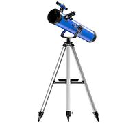 HGYJ Telescopio per astronomia, obiettivo professionale HD 114mm lunghezza focale 700mm, adulti/bambini/appassionati di astronomia, guardare la luna/stelle/paesaggio/partita di calcio,Blue,One size