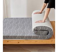 HGYNBCP Materasso da campeggio portatile in memory foam - Futon arrotolabile(Gray5cm,150 * 200cm)