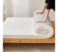 HGYNBCP Materasso da campeggio portatile in memory foam - Futon arrotolabile(White5cm,120 * 200cm)