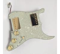 HH - Battipenna precablato per chitarra con Alnico 5 pickup Humbucker, Coil Split, 1V2T, super interruttore a 5 vie, per chitarre elettriche Fender Strat