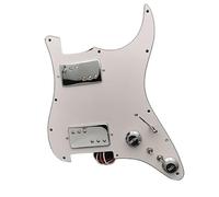HH Brass Cover Two Humbucker Coil Spliting Pickguard Battipenna Per Chitarra Elettrica Humbucker Loaded Scratchplate Precablato