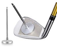 HH-GOLF Canne di allineamento da golf, correttore per allineamento del golf, strumento ad angolo di bugia, strumento per l'allenamento dell'oscillazione del golf, mira del viso della mazza da golf