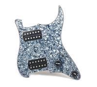 HH Guitar Pickguard Electric E Due Black Humbucker Loaded Scratchplate Precablato (Color : 06)