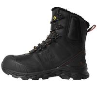 HH Workwear Helly Hansen Oxford - Stivali di sicurezza invernali alti con cerniera laterale, S3, misura 42, colore: nero, taglia 42