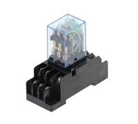 HH53P MY3NJ Piccolo relè intermedio elettromagnetico con base 11 pin 3NO/3NC 5A 110/220VAC 12/24VDC Apparecchiature elettriche 1 pz(DC 12V)