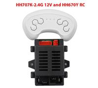 HH707K2 4G 6V 12V Ricevitore per bambini cavalcare giocattoli con 2 trasmettitor