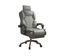 Hhaoran-9868 Sedia da gioco per computer, comoda sedia da gioco con schienale alto, sedia elevatore sedentaria, sedia girevole per camera da letto, seduta da divano, sedia da ufficio(grigio)