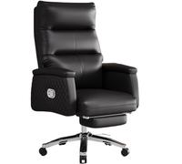 Hhaoran-9868 Sedia da gioco per computer Sedia da ufficio Premium Comfort, sedia girevole reclinabile in pelle for lunghe sedute