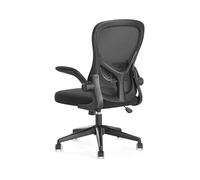 Hhaoran-9868 Sedia da gioco per computer Semplice sedia for computer di casa, sedia da ufficio, schienale comodo, poltrona ergonomica da scrivania(Nero)
