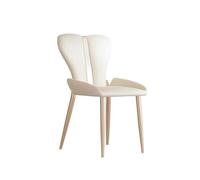 Hhaoran-9868 Sedia da soggiorno Sedia da pranzo leggera di lusso Sedia da pranzo moderna Semplice Casa Sala da pranzo Sedie casual Sedie da pranzo in rete in acciaio inossidabile