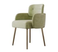 Hhaoran-9868 Sedia da soggiorno Sedie da cucina for sala da pranzo, sedia da pranzo moderna imbottita in tessuto Mid-Century for sala da pranzo, cucina, soggiorno Sedie da pranzo(Green)