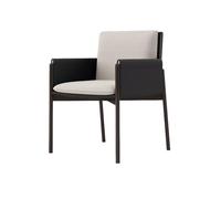 Hhaoran-9868 Sedia da soggiorno Sedie da cucina moderne, sedia da pranzo con gambe in metallo for cucina, soggiorno, sala da pranzo Sedie da pranzo(Nero)