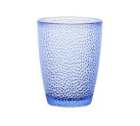 Hhaoran-9868 Tazza di vetro Acrylic Raindrop Textured Drinking Cup, Stackable Heat-resistant Water for Juice Beverages Beer Bicchieri da acqua(Blue,Grande)