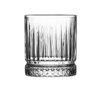 Hhaoran-9868 Tazza di vetro Bicchieri da whisky a righe diamantate, bicchieri cocktail Old Fashioned 8 once, Scotch Bourbon senza piombo Bicchieri da acqua