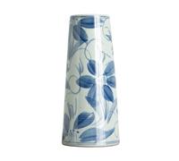 Hhaoran-9868 Vaso in ceramica retrò blu e bianco in porcellana ornamento vaso di fiori cinese vaso di fiori soggiorno portico disposizione floreale adatto per sala da pranzo e soggiorno decorazione