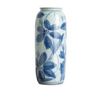 Hhaoran-9868 Vaso in ceramica retrò vaso di fiori arrangiatore blu e bianco porcellana decorazione cinese vaso di fiori coltivato acqua vaso decorazione adatto per sala da pranzo e soggiorno