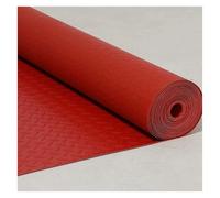 HHASLAOEP Rotolo di gomma per pavimenti, tagliabile in PVC per garage, PVC, antiscivolo, impermeabile, per garage, magazzino, multicolore, disponibile in diverse misure, 1,5 mm di lunghezza (rosso
