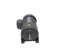 HHB18I 380V Three-Phase Gear Reduction Motor Inverter Speed Control Horizontal Mount 400W Industrial AC Motor(18RPM,D 28MM)