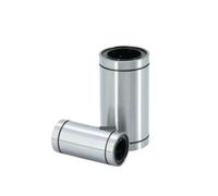 HHB18I Long Type Linear Motion Ball Bearing Bush Bushing LM6LUU LM8LUU LM10LUU LM12LUU Bushing for 3D Printer Rod Round Shaft(1 Pc LM10LUU)