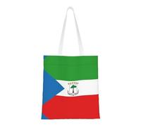 hhbiuuo Borsa tote in tela con stampa bandiera della Guinea Equatoriale, borsa da donna riutilizzabile, borsa per la spesa, borsa per la spesa, borsa per la spesa, per lavoro, viaggi, palestra