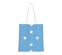hhbiuuo Borsa tote in tela con stampa bandiera della Micronesia, borsa da donna riutilizzabile, borsa per la spesa, borsa per la spesa, borsa per la spesa, per lavoro, viaggi, palestra