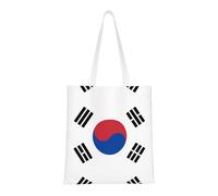 hhbiuuo Borsa tote in tela con stampa bandiera della Repubblica di Corea, borsa da donna riutilizzabile per la spesa, borsa per la spesa, borsa per la spesa, borsa per lavoro, viaggi, palestra