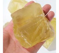 HHCTEBEC Cristalli Curativi Grezzi di Citrino, Pietre Grezze Irregolari, Pietre Preziose Naturali, Pietre Grezze dei Chakra per Arredamento, Aromaterapia, Feng Shui E Cristalloterapia,200~300g