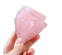 HHCTEBEC Cristalli Grezzi di Quarzo Rosa, Cristalli Curativi Naturali, Pietra Grezza di Quarzo Rosa Naturale per Decorazioni, Fai da Te, Meditazione, Yoga di Equilibrio, Ornamento da Tavolo,300~500g