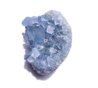 HHCTEBEC Geode di Cristallo di Celestina Blu, Cluster di Cristallo Curativo Naturale, Cluster di Celestina Blu Irregolare, Geode per Guarigione Reiki, Meditazione, Arredamento per La Casa,200~300g