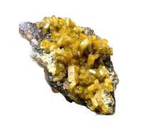 HHCTEBEC Ornamenti Minerali Naturali in Barite Gialla Densa di Cristallo per La Decorazione della Casa con Guarigione Reiki,240~360g