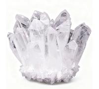 HHCTEBEC Ornamento di Ametista, Pietra Grezza Minerale Naturale per Cristalloterapia Meditazione Cristalli Pietre Naturali in Cristallo Curativa Cluster A Grappoli Quarzo Geode Grezzo,Bianca,300g