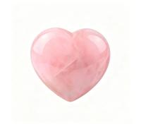 HHCTEBEC Pietra del Cuore di Quarzo Rosa Naturale, Amore e Meditazione | Pietra di preoccupazione per la palma del cuore gonfio lucido per la guarigione di Chakra Reiki