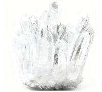 HHCTEBEC Pietre Grezze Gruppo di Cristallo di Cristallo Bianco Naturale Cluster Ruvido in Pietra Carving Casa E Giardino Pietre Economiche, Pietre di Casa E Giardino di Alta qualità,Bianca,610g