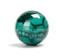 HHCTEBEC Sfera di Malachite Naturale con Supporto in Legno, Sfera di Pietra Preziosa Minerale Curativa, Scultura Divinatoria, Statuina per Decorazione dei Chakra Reiki Fengshui,25~30mm
