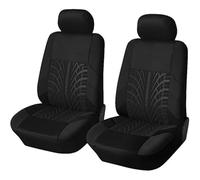 HHCVLUZI 2 Pezzi Auto Anteriore Coprisedile per KIA Sportage (Je/KM) 2.Gen 2005 2006 2007 2008 2009 2010, Confortevole Protezione Sedili Anteriori Coprisedile Autosedili Accessori Interno,Black