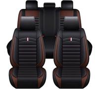 HHCVLUZI Auto Set Coprisedili per Nissan Pathfinder III R51, 2004-2013,Leather Set Copri-Sedile Fodere Anteriori E Posteriori Confortevole Traspirante Interno Accessori,Brown
