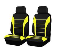 HHCVLUZI Coprisedile Coprisedili Auto, per Fiat Panda 2000-2025 Set Coprisedile Fodere per 2 Pezzi Anteriori,Set Completo Protezione Sedili Accessori,Yellow