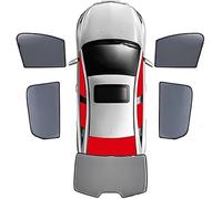 HHCVN Tendine Parasole Auto per Mini Cooper (2001-2006) R50, Visiera Anteriore Posteriore Parabrezza Telaio Tenda Parasole Accessori per Auto,4 Side+1rear