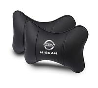 HHD_ABC Poggiatesta per Sedile Auto per Nissan NV250 2019-2021,Cuscino in Pelle PU,Cuscino Cervicale per Guida,Cuscino Auto Collo Pillow,Sostiene Il Collo e Allevia Il Dolore,Black