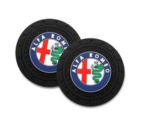 HHD_ABC Sottobicchiere per Auto per Alfa Romeo Sportiva Giulia Stelvio Mito Giulietta Tonale,Car Coaster per Portabicchieri Portabicchieri,tappetini Antiscivolo per portabicchieri dell'auto
