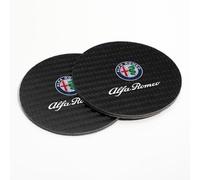 HHD_ABC Sottobicchiere per Auto per Alfa Romeo Tonale Stelvio Giulia Juliet,Car Coaster per Portabicchieri Portabicchieri,tappetini Antiscivolo per portabicchieri dell'auto