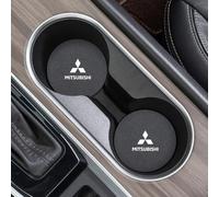 HHD_ABC Sottobicchiere per Auto per Mitsubishi Carisma 1995-2005,Car Coaster per Portabicchieri Portabicchieri,tappetini Antiscivolo per portabicchieri dell'auto,A